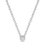 Iiluminate halo necklace diamond