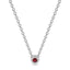 Iiluminate halo necklace ruby