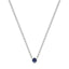 Empower solitaire necklace sapphire