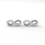 Achieve infinity stud earrings diamond