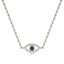 Protection evil eye necklace sapphire