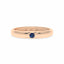Courage single stone band sapphire