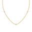 Fearless bezel necklace diamond