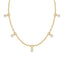 Empower five station necklace diamond