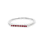 Harmony bar ring ruby