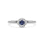 Iiluminate halo ring sapphire