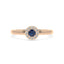 Iiluminate halo ring sapphire