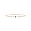 Fearless bezel bracelet ruby