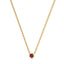 Empower solitaire necklace ruby