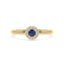 Iiluminate halo ring sapphire