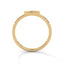 Amore fluted heart ring diamond