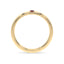 Courage single stone band ruby