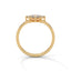 Serenity flower ring diamond
