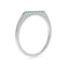 Harmony bar ring emerald