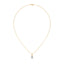 Precious pear cut diamond pendant