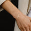 Cross diamond bracelet