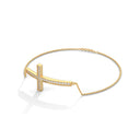Cross diamond bracelet