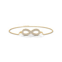 Infinity diamond bracelet