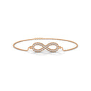 Infinity diamond bracelet