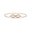 Infinity diamond bracelet