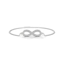Infinity diamond bracelet