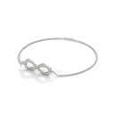 Infinity diamond bracelet