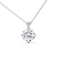 Rare round cut diamond pendant