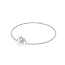 Opulent  round cut diamond bracelet