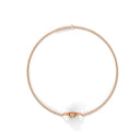 Opulent  round cut diamond bracelet