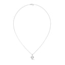 Rare round cut diamond pendant