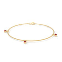 Empower solitaire bracelet ruby