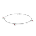Empower solitaire bracelet ruby