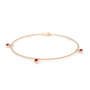 Empower solitaire bracelet ruby