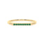 Harmony bar ring emerald