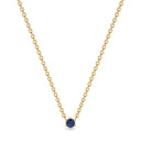 Empower solitaire necklace sapphire