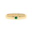 Courage single stone band emerald