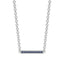 Harmony bar necklace sapphire