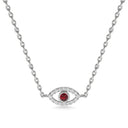 Protection evil eye necklace ruby