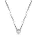 Iiluminate halo necklace diamond