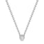 Iiluminate halo necklace diamond