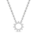 Invincible sun necklace diamond