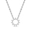 Invincible sun necklace diamond