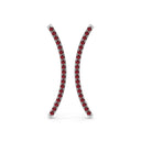Rise pave curve climber ruby