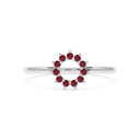 Invincible sun ring ruby