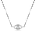 Protection evil eye necklace diamond