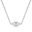 Protection evil eye necklace diamond