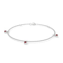 Empower solitaire bracelet ruby