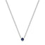 Empower solitaire necklace sapphire