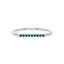 Harmony bar ring emerald