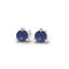 Empower solitaire stud earring sapphire